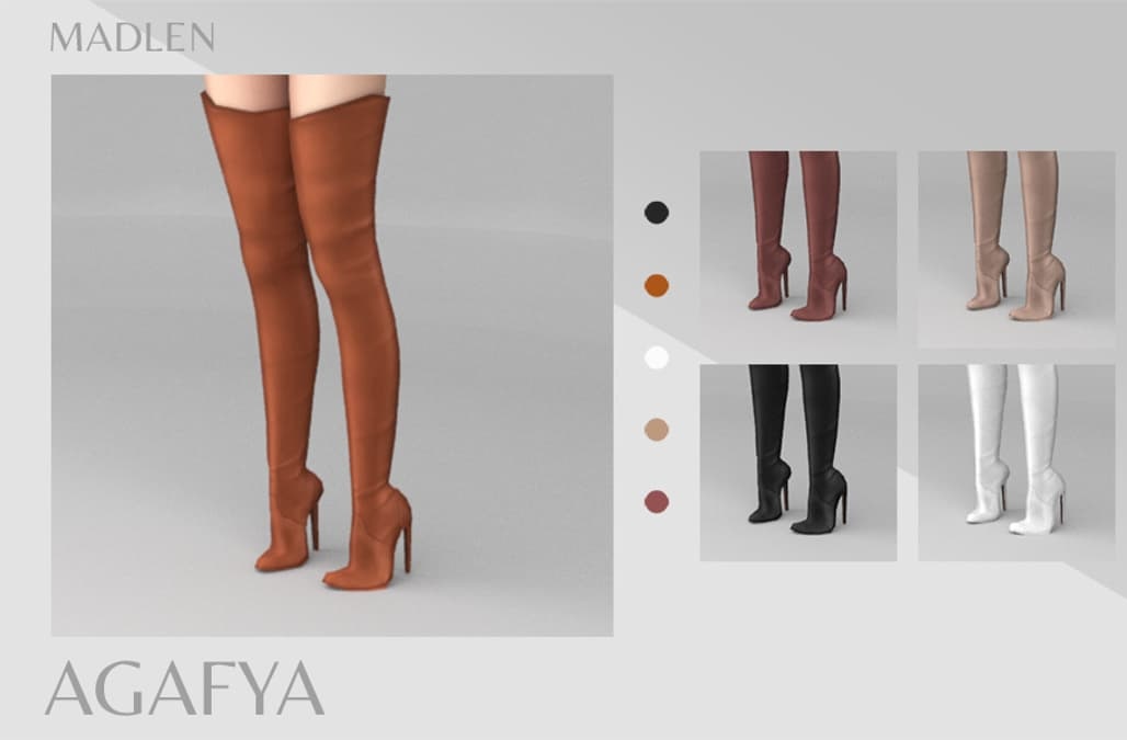 Скриншот мода Ботфорты Agafya Boots